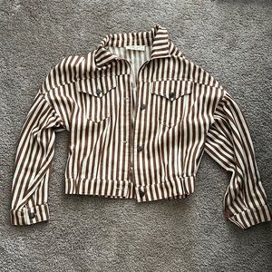 Striped bomber jacket - Size S